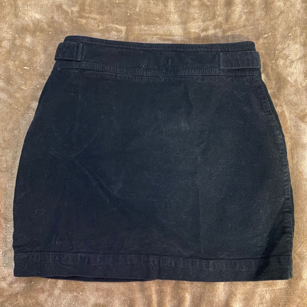 Corduroy Skirt w/ Zipper - Picture 3 of 3